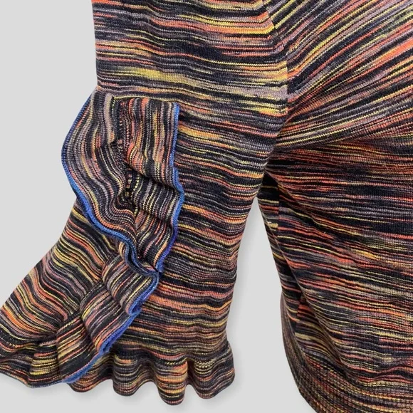 See by Chloe Multicolor Space Dye Ruffle Sleeve Sweater - Picture 5 of 8